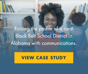 Raising the profile of a rural Black Belt School District in Alabama with communications. Case study 